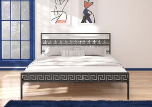 Łóżko metalowe podwójne 180x200 wzór 9, polskie łóżka Lak System