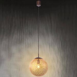 Paul Neuhaus Lampa wisząca Greta, możliwość ściemniania, mosiężny / złoty, salon / jadalnia, metal, orientalny / marokański