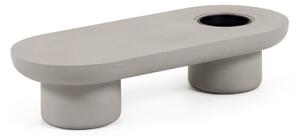 Ogrodowy betonowy stolik Kave Home Taimi, 140x60 cm