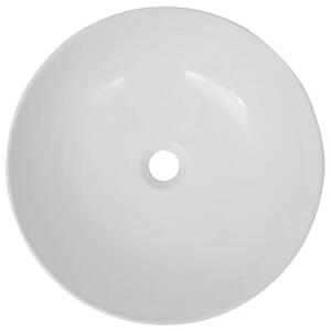 Umywalka ceramiczna, biała 41,5 x 13,5 cm