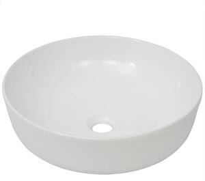 Umywalka ceramiczna, biała 41,5 x 13,5 cm