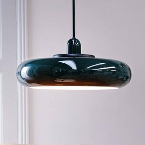 Dyberg Larsen Lampa wisząca designerska Planet, możliwość ściemniania, zielony, salon / jadalnia, metal, design