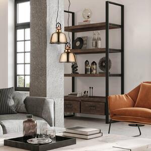 Nowodvorski Lighting Żyrandol Amalfi, złoty, Ø 30 cm