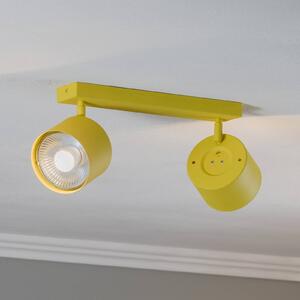 Argon Reflektor sufitowy Chloe regulowany 2-pkt., żółty