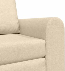Sofa bed kremowy 98 x 71 x 83 cm tkanina
