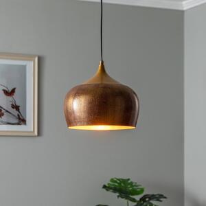 Lampa wisząca Berceste 211-S Opviq, możliwość ściemniania, mosiężny / złoty, salon / jadalnia, metal