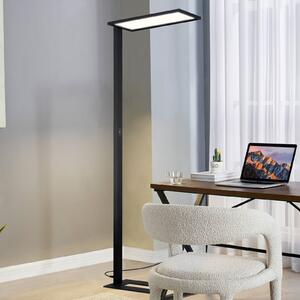 Lampa stojąca Taronis PRIOS, możliwość ściemniania, czarny, biuro, aluminium, nowoczesny