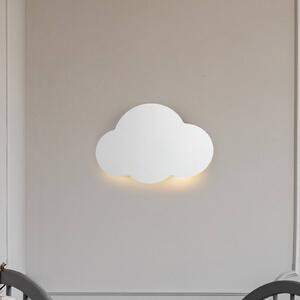 Kinkiet Cloud TK Lighting, możliwość ściemniania, biały / opal, salon / jadalnia, metal, młodzieżowy