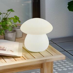Akumulatorowa zewnętrzna lampa stołowa LED Lindby Vernate, RGBW, biała