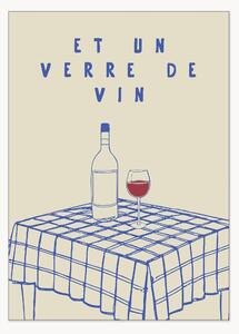 Plakat Et Un Verre de Vin