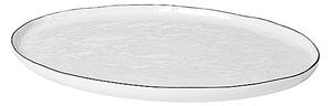 Broste Copenhagen - Talerz porcelanowy owalny Salt L