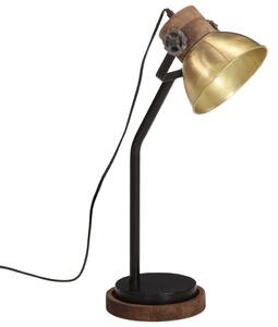 Lampa stołowa, 25 W, antyczny mosiądz, 18x18x60 cm, E27