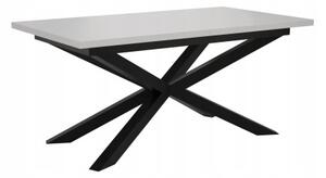 STÓŁ OKRĄGŁY ROZKŁADANY METAL LOFT SALON POKÓJ JADALNIA 140x80+2x40cm