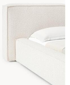 Łóżko tapicerowane Bouclé Lennon