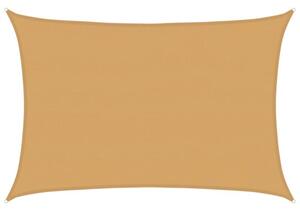Żagiel przeciwsłoneczny, 160 g/m², piaskowy, 5x7 m, hdpe