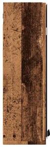 Szafka łazienkowa z lustrem, stare drewno, 64x20x66,5 cm