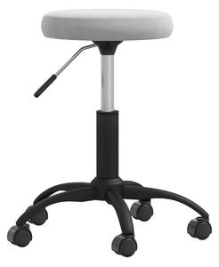 Popielaty obrotowy fotel biurowy D3-K81
