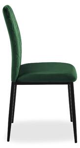 Krzesło MAVERIK VELVET ciemnozielone