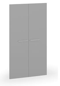 Drzwi skrzydłowe PRIMO, para, wysokość 1393 mm, szare