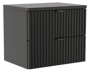 Wisząca czarna szafka nocna K3-E24