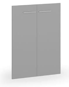 Drzwi skrzydłowe PRIMO, para, wysokość 1042 mm, szare