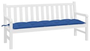 Poduszka na ławkę ogrodową, kobalt, 180x50x7 cm, tkanina oxford