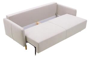 Sofa rozkładana kremowa ADELSO
