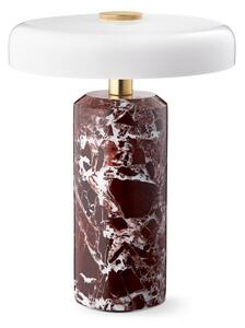 Design By Us - Lampa przenośna z ładowarką Burgundy