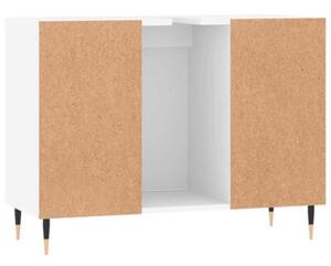 Szafka łazienkowa, biała, 80x33x60 cm, materiał drewnopochodny