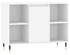 Szafka łazienkowa, biała, 80x33x60 cm, materiał drewnopochodny