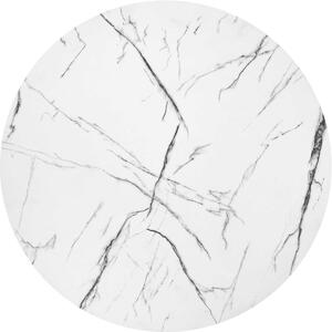 EMWOmeble ANTICA ława blat - biały marmur, stelaż - czarny (2p=1szt)