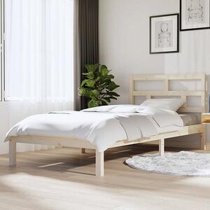 Pojedyncze łóżko z naturalnej sosny 90x200 - Bente 3X