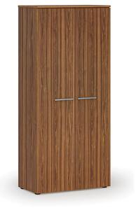 Szafa ubraniowa z wysuwem PRIMO WOOD, 800 x 420 x 1781 mm, orzech