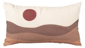 Brązowo-beżowa bawełniana poduszka PT LIVING Sand Sunset, 50x30 cm
