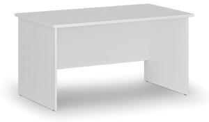 Biurko proste PRIMO WHITE, 1400 x 800 mm, białe