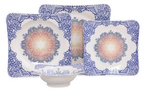 24-częściowy zestaw porcelanowych naczyń Güral Porselen Orient