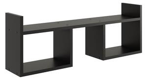 Czarna minimalistyczna półka wisząca - Esto