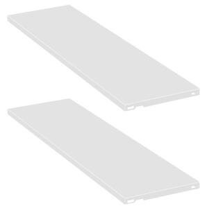 Metalowa półka do ELEMENT SYSTEM, 800 x 200 mm, biała, opakowanie 2 szt