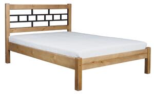 Łóżko Grenada drewno z metalem