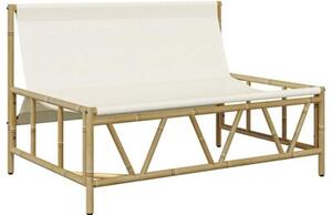 Ławka ogrodowa jasnoszary 110 x 75 x 71 cm stal