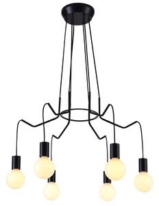 Duża czarna lampa industrialna - K149-Expan