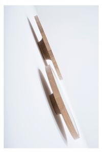 Lustro ścienne z ramą z litego drewna dębowego Gazzda Look, ⌀ 27 cm