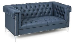 Sofa RICK, dwuosobowa, niebieska