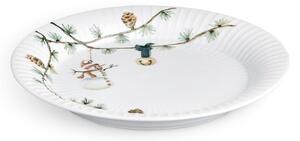 Porcelanowy świąteczny talerz Kähler Design Hammershoi Christmas Plate, ⌀ 22 cm
