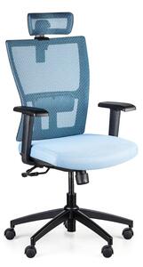 Krzesło biurowe AM, niebieskie