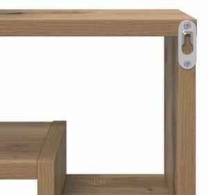 Półka ścienna w kształcie samochodu - nowoczesny design z 4 półkami, dąb artisan