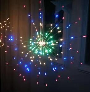 Xmas star - fajerwerki sztuczne ognie LED średnica 40cm RGB