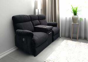 Dwuosobowa Sofa MONACO 2 x Funkcja Relax elektryczny + barek