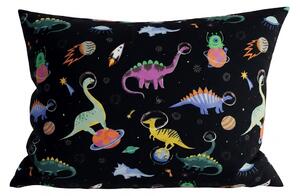 Poszewka na poduszkę z mikrofibry DINO SPACE 50x70 cm, kolorowa