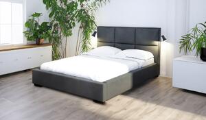 Łóżko sypialniane KENZO 140/200 cm tapicerowane